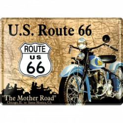 Plechová pohlednice U.S.Route 66